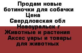 Продам новые ботиночки для собачки. › Цена ­ 500 - Свердловская обл., Новоуральск г. Животные и растения » Аксесcуары и товары для животных   